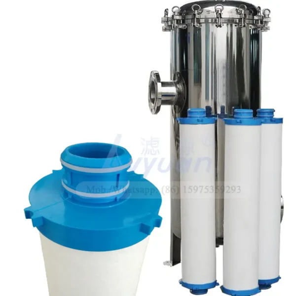 High flow water filter rate PP material 40 inch big blue water filter cartridge for 10 micron industrial water filter machine
