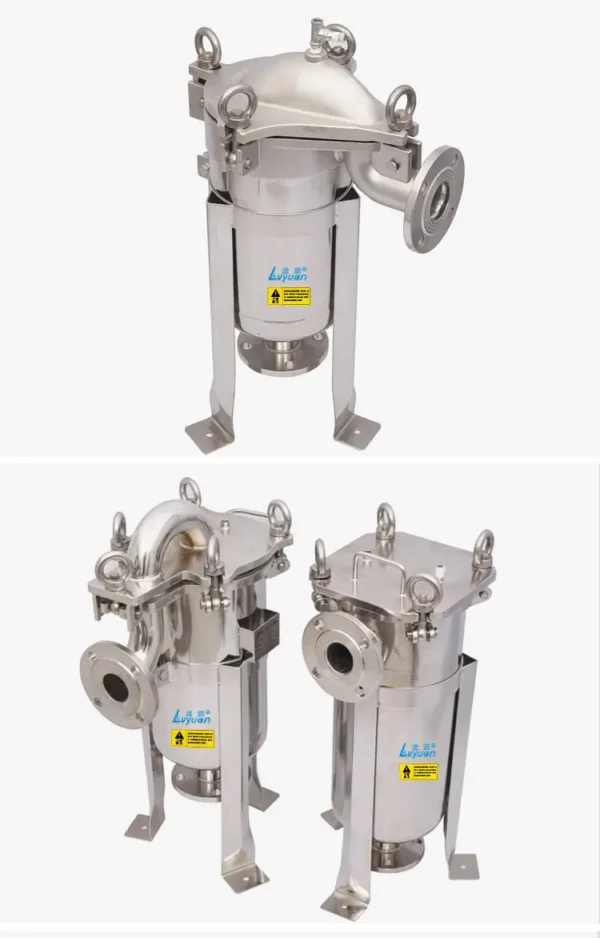 Stainless Steel SS304 316L Single Bag Filter Housing