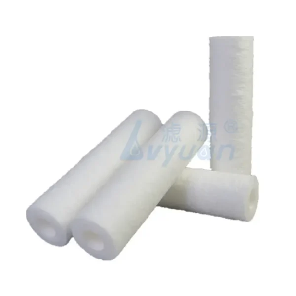Wrinkle Hard Orange Peel Surface PP water polypropylene melt blown dept filter cartridge from Guangzhou suppliers
