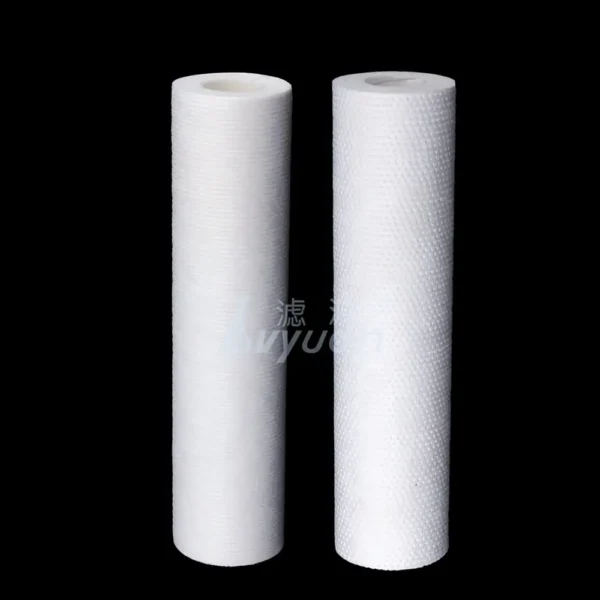 water purification sediment water filter cartridge pp filter with clear filter housing