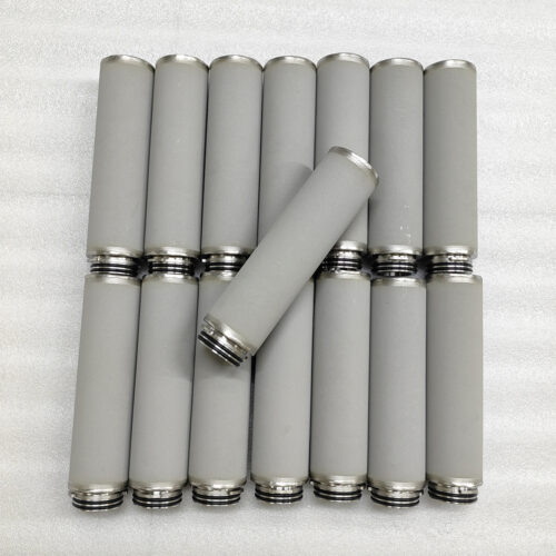 Cartouche filtrante en métal fritté en acier inoxydable