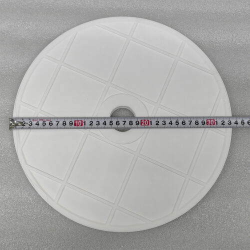 Disque filtrant rond en plastique poreux fritté