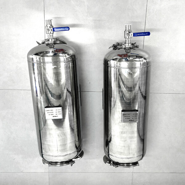 Boîtier de filtre à cartouche en acier inoxydable
