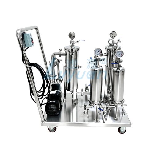 Mobile Stainless Steel Filtration Cart (1) Mobile Stainless Steel Filtration Cart (1)