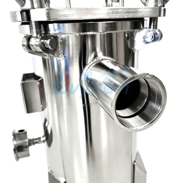 Boîtier de filtre à manches magnétique en acier inoxydable pour liquides