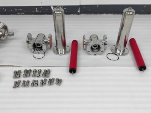 Boîtiers de filtres de purification des condensats pour conduites à haute température